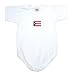 Baby Bodysuit White " Flag Transfer Puerto Rico " State Country
