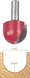 Freud 18-134 1-1/2-Inch Diameter Round Nose Router Bit with 1/2-Inch Shank