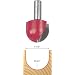 Freud 18-134 1-1/2-Inch Diameter Round Nose Router Bit with 1/2-Inch Shank