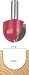 Freud 18-134 1-1/2-Inch Diameter Round Nose Router Bit with 1/2-Inch Shank