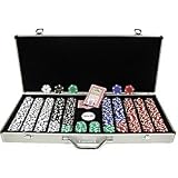 650 500 Landmark Casino 11.5 Gram Poker Chips w/ in ALUM Cas