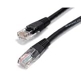 StarTech.com 7 ft Black Molded Cat6 UTP Patch Cable - ETL Verified