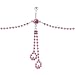 Jewelry : SWAROVSKI Passion Pink PARISIENNE CHANDELIER Belly Chain