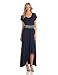AGB Women's Maxi Dress With Styled Belt