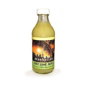 Manhattan Key Lime Juice, 8-ounce Bottle