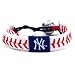 MLB Baseball Classic Leather Baseball Wristband - New York Yankees