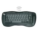 Wireless Rf Mini Multimedia USB Kyb with optical Trackball 2.4GHZ Blk