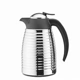 Elia Beehive Vacuum Jugs PJR 0.6ltr - Case of 12 | Stainless Steel Thermal Jug with Glass Liner for Tea, Coffee and Hot Beverages