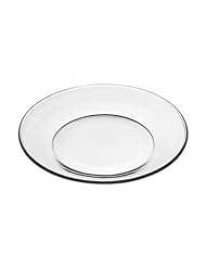 Libbey Crisa Moderno Tempered-Glass Salad Dessert Plate - 7-1 2 Dia. by 