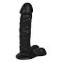 Doc Johnson Ballsy Super C**k, 7-Inch, Black