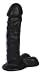 Doc Johnson Ballsy Super C**k, 7-Inch, Black