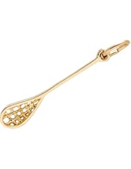 Rembrandt Charms Lacrosse Charm, 10K Yellow Gold