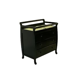 Dream On Me Liberty Collection 3 Drawer Changing Table, BlackDream On Me Liberty Collection 3 Drawer Changing Table