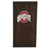 NCAA Ohio State Buckeyes Mens Nylon Card Holder Wallet (Black)