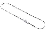 Sterling Silver Snake Chain Ankle Bracelet 10" Anklet