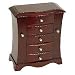 Jewelry : Mele Cherry Jewelry Box with Pearl Drawer Pulls