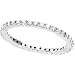 14K White Gold Prong Set Diamond Bridal Eternity Band Ring - 0.50 carat