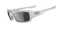 Oakley FIVES SQUARED Polished White/Black Iridium Sunglasses (Polished White,Black Iridium)