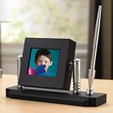 Tao 85001 3.5-Inch Contemporary Desktop Pen Holder (Black)