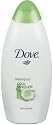 Dove Shampoo, Cool Moisture, Cucumber & Green Tea Scent, 25.4 fl oz (751 ml) (Pack of 2)