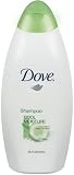 Dove Shampoo, Cool Moisture, Cucumber & Green Tea Scent, 25.4 fl oz Bottle (Pack of 3)