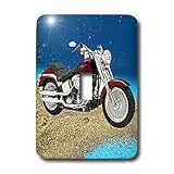 Light Switch Cover Picturing Picturing Harley Davidson Motorcycle - single toggle switch