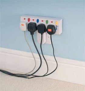 Childrens Toyshop   : Above Multi Plug Adapter