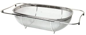Norpro Expanding Over the Sink Colander with Base Frame
