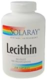 Solaray - Lecithin, 1000 mg, 250 capsules