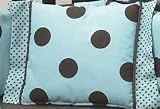 Funky Dotty Blue Pillow