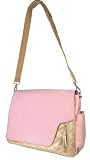 Blush Pink Messenger Tulip Diaper Bag