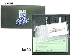 Kansas City Royals Embroidered Leather Checkbook Cover - Baseball Sports Merchandise