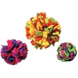 Kyjen Fleecy Clean Ball Dog Toy - Small