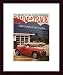 Old and New Ferraris by unknown 11.00X17.00 Framed with Black Wood Frame