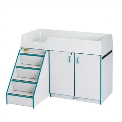 Rainbow Accents Diaper Depot with Stairs Color: Red