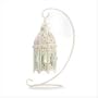 White Fancy Lantern with Stand - Style 37439
