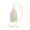 WHITE FANCY LANTERN W/STAND [Kitchen]