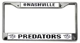 Nashville Predators Chrome License Plate Frame