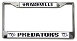 Nashville Predators Chrome License Plate Frame - SET OF 6 - Sports Merchandise