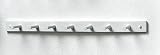 Wooden Peg Rack (White) (1 3/4