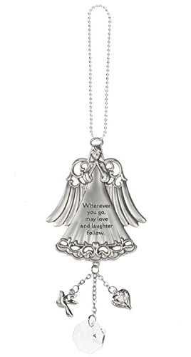 Ganz Car Rearview Mirror Charm Angels Wherever you go, may love and laughter follow ..ER33165