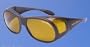Eagle Eyes Sunglasses Sta-Active Fit-Ons (Matte Black)