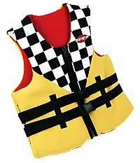 Buy SPORTSTUFF U.S.C.G. APPROVED NEOPRENE LIFE VESTSize: X-Large Color: Yellow Checkerboard by SPORTSSTUFF INC