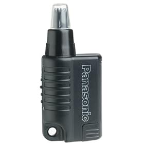 PANASONIC NOSE/EAR HAIR TRIMMER - WATER CLEAN,1 AA BATTERY - ER112BC - REFURBISHED