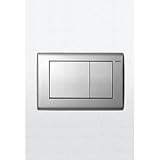 Image : Toto YT820#CP Convex Push Plate with Dual Button Polished Chrome