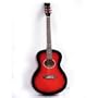 Full Size Steel String Guitar with Free Carrying Bag - Red