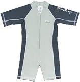 All-in-One Short Sleeve for Boys - Slate Grey/Titanium