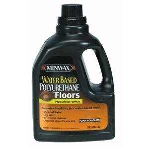 1 Gallon Satin Gloss Water Based Polyurethane For Floors 17777 [Set of 2] On Sale