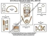 Hyundai Tiburon Dash Trim Kit 03-04 - 29 pieces - American Rosewood (25-221)