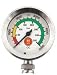 OMS Pressure Gauge Oxygen Clean BAR/PSI SPG with Plastic Boot & HP Hose, G-240